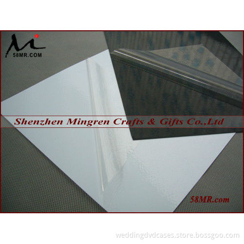 0.2MM-2.0MM High Quality Black and White Double Sides Self-adhesive Wedding Photo Album PVC Pages